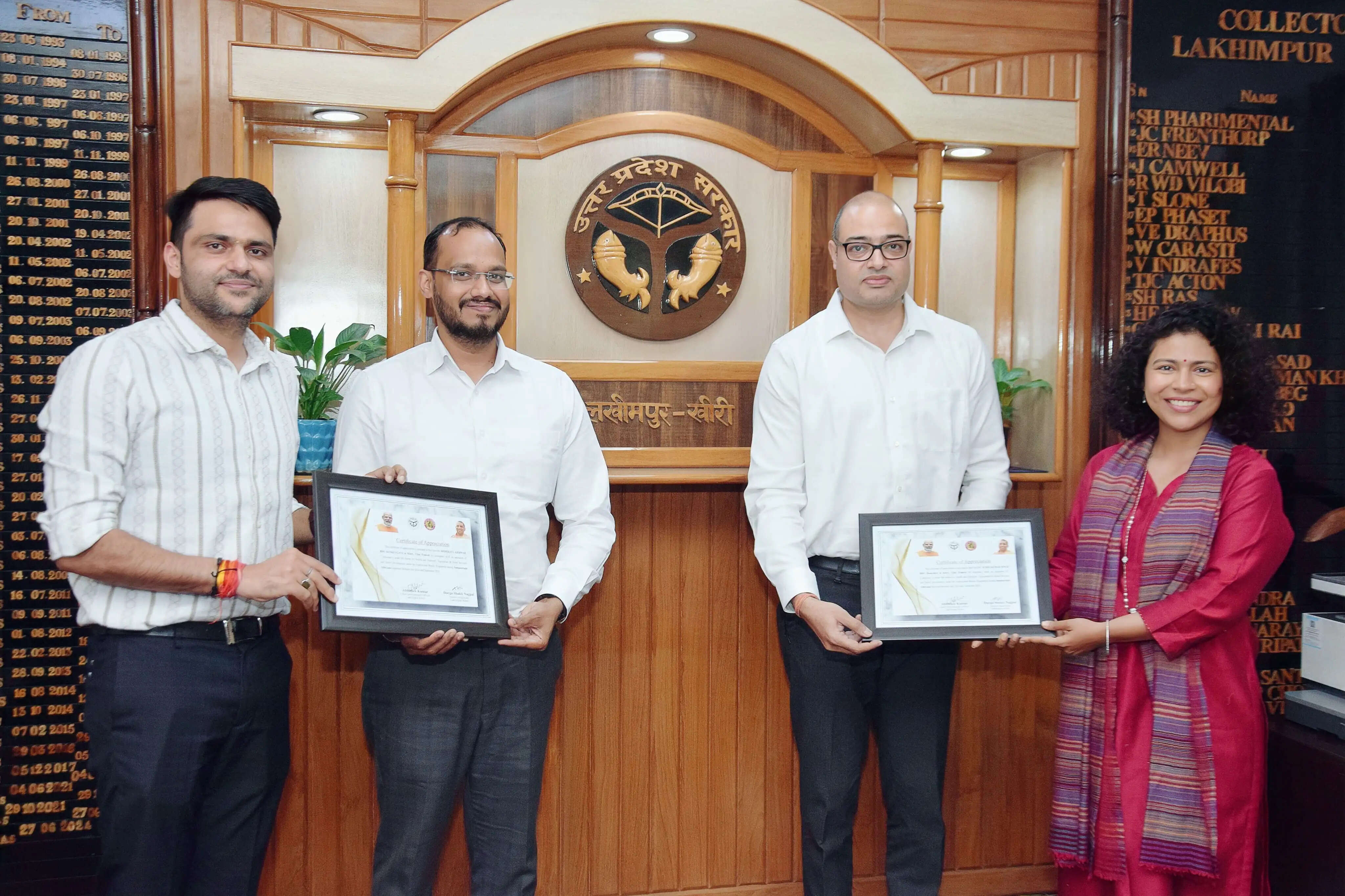 राष्ट्रीय स्तर पर खीरी की गूंज, संपूर्णता अभियान में दोहरी उपलब्धि