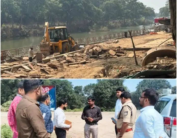 सतनाः कलेक्टर-एसपी ने चित्रकूट दीपावली मेले की तैयारियों का लिया जायजा