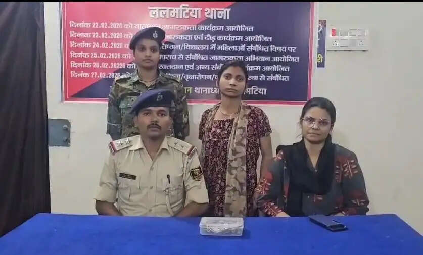 10.25 ग्राम ब्राउन शुगर के साथ महिला गिरफ्तार