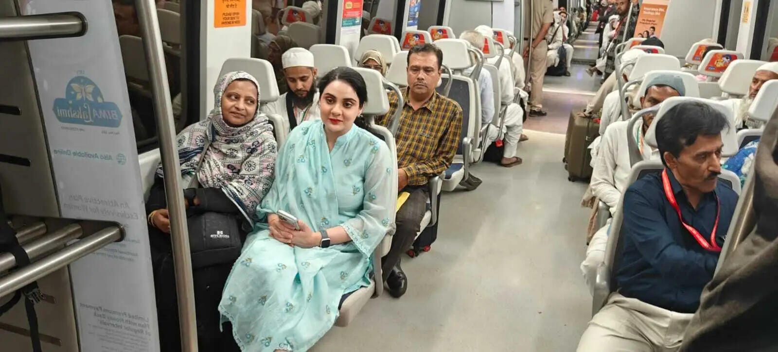 हज यात्रियों को हवाई अड्डा के टर्मिनल 3 तक ले जाने के लिये एक्सप्रेस मेट्रो की व्यवस्था, दिल्ली स्टेट हज कमेटी की पहल