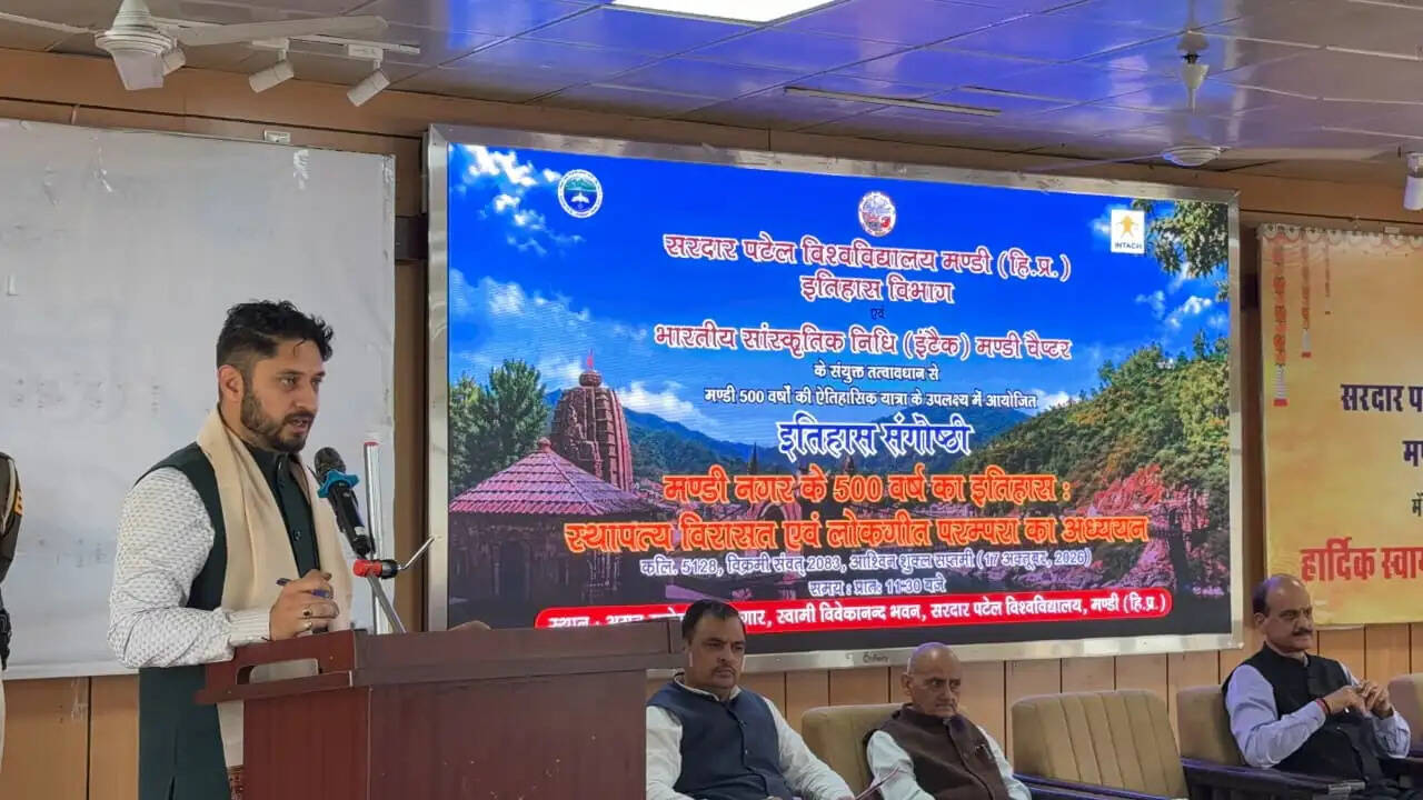 मंडी नगर के 500 वर्षों की ऐतिहासिक यात्रा पर एसपीयू में संगोष्ठी आयोजित