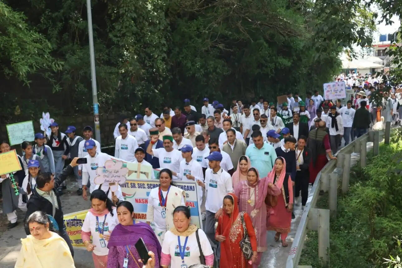 केवल सिंह पठानिया के नेतृत्व में एंटी चिट्टा अभियान, वाॅकथाॅन से आरम्भ हुआ दुर्गेश्वर महादेव मेला