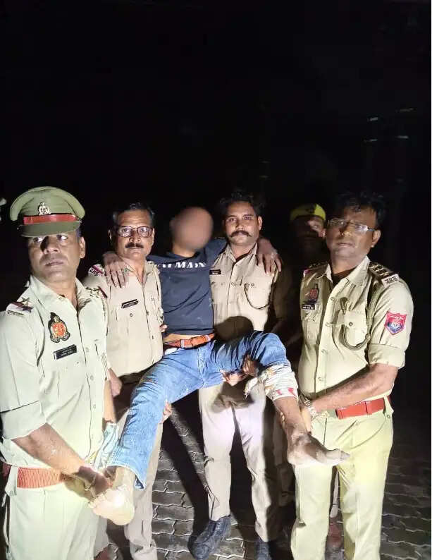 फतेहपुर में पुलिस मुठभेड़ में अपराधी साहिल कुरैशी गिरफ्तार
