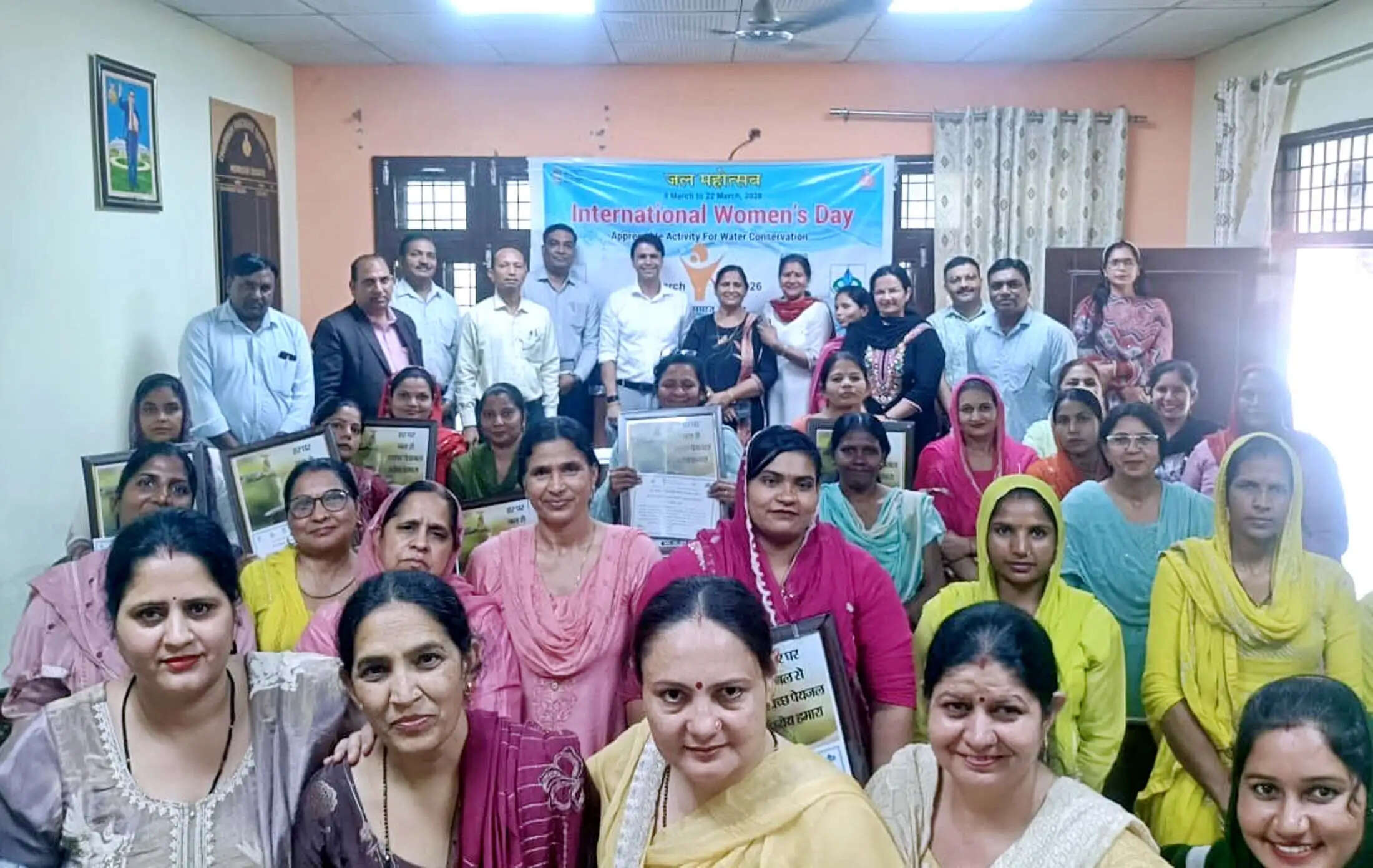 जींद : महिलाओं ने पेयजल संरक्षण में किए कार्य की बताई कहानी