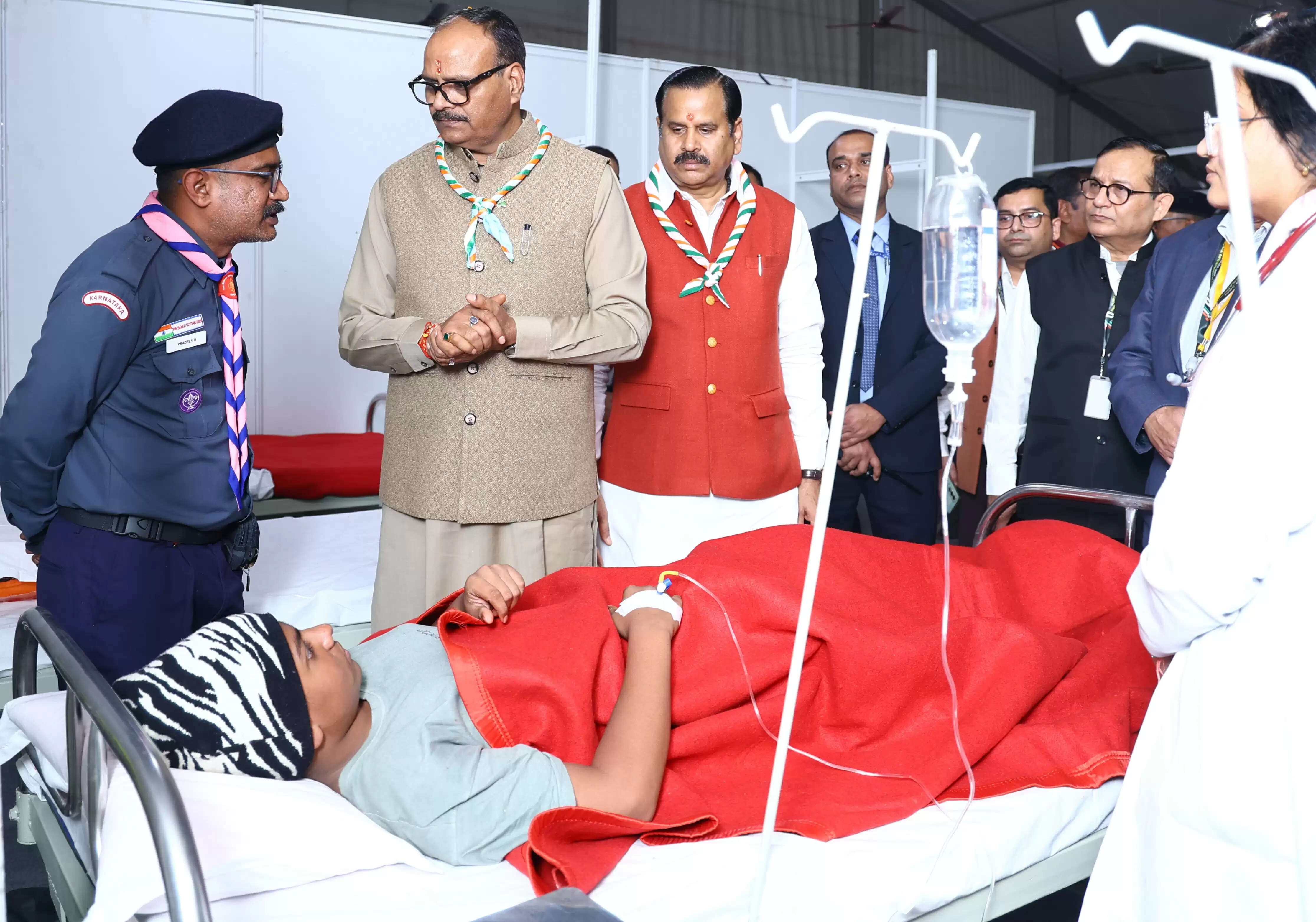 लखनऊ में 19वीं राष्ट्रीय जंबूरी : उप मुख्यमंत्री ब्रजेश पाठक ने किया अस्पताल का उद्घाटन, बाेले-बेहतर स्वास्थ्य सुविधाएं उपलब्ध रहेंगी