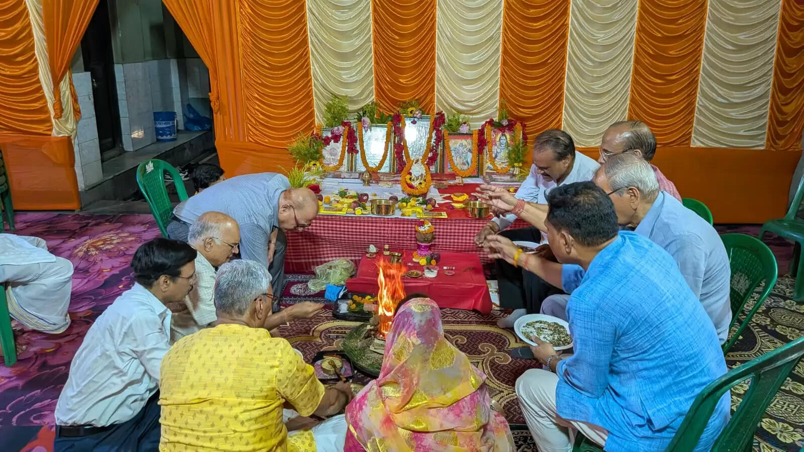 कुमारसभा भवन नवीनीकरण के लिए गणेश पूजा संपन्न