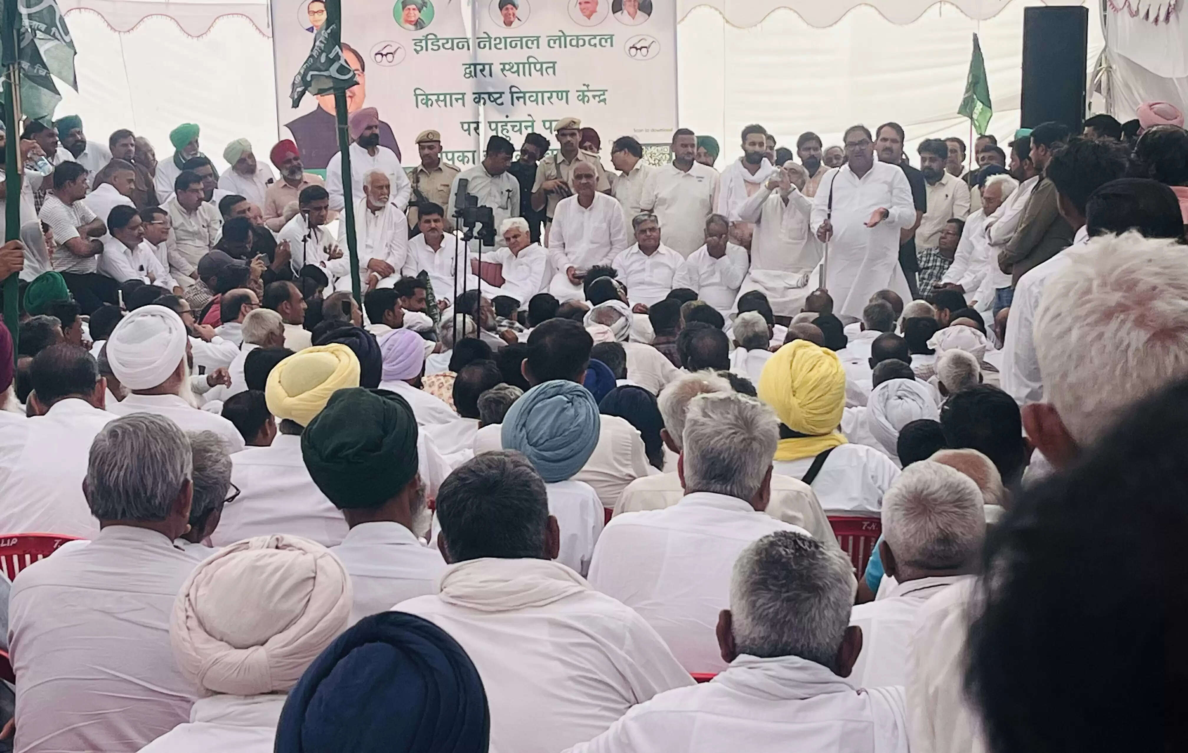 सिरसा: इनेलो किसानों व आढ़तियों पर थोपे गए नियम लागू नहीं होने देगी: अभय चौटाला