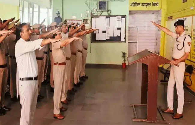 रेवाड़ी पुलिस ने ली राष्ट्रीय एकता की शपथ