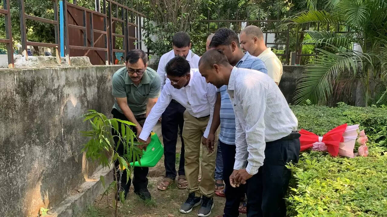 काशी विद्यापीठ में पौधरोपण कार्यक्रम , चंदन, नीम और पीपल के पौधे लगाए गए