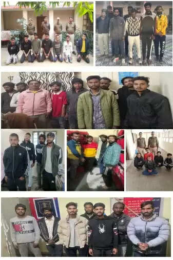 जयपुर में पुलिस की बड़ी कार्रवाई: एक दिन में 327 अपराधी गिरफ्तार