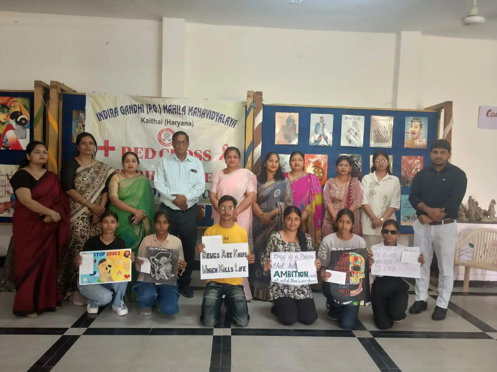 कैथल : नशा मुक्ति जागरूकता पर जिला स्तरीय पोस्टर व स्लोगन प्रतियोगिता आयोजित