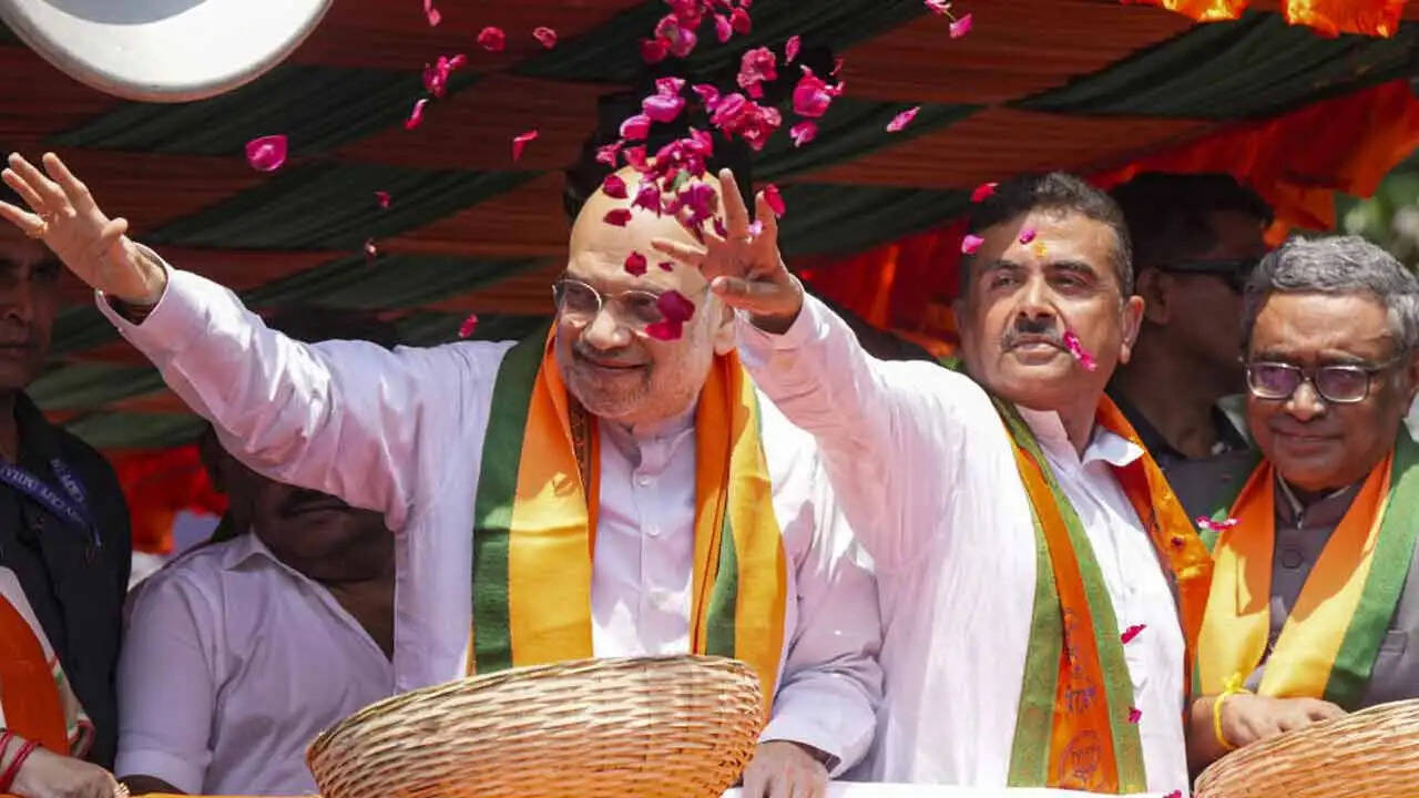 शुभेंदु अधिकारी के रोड शो में हंगामे के बाद हरकत में आई पुलिस