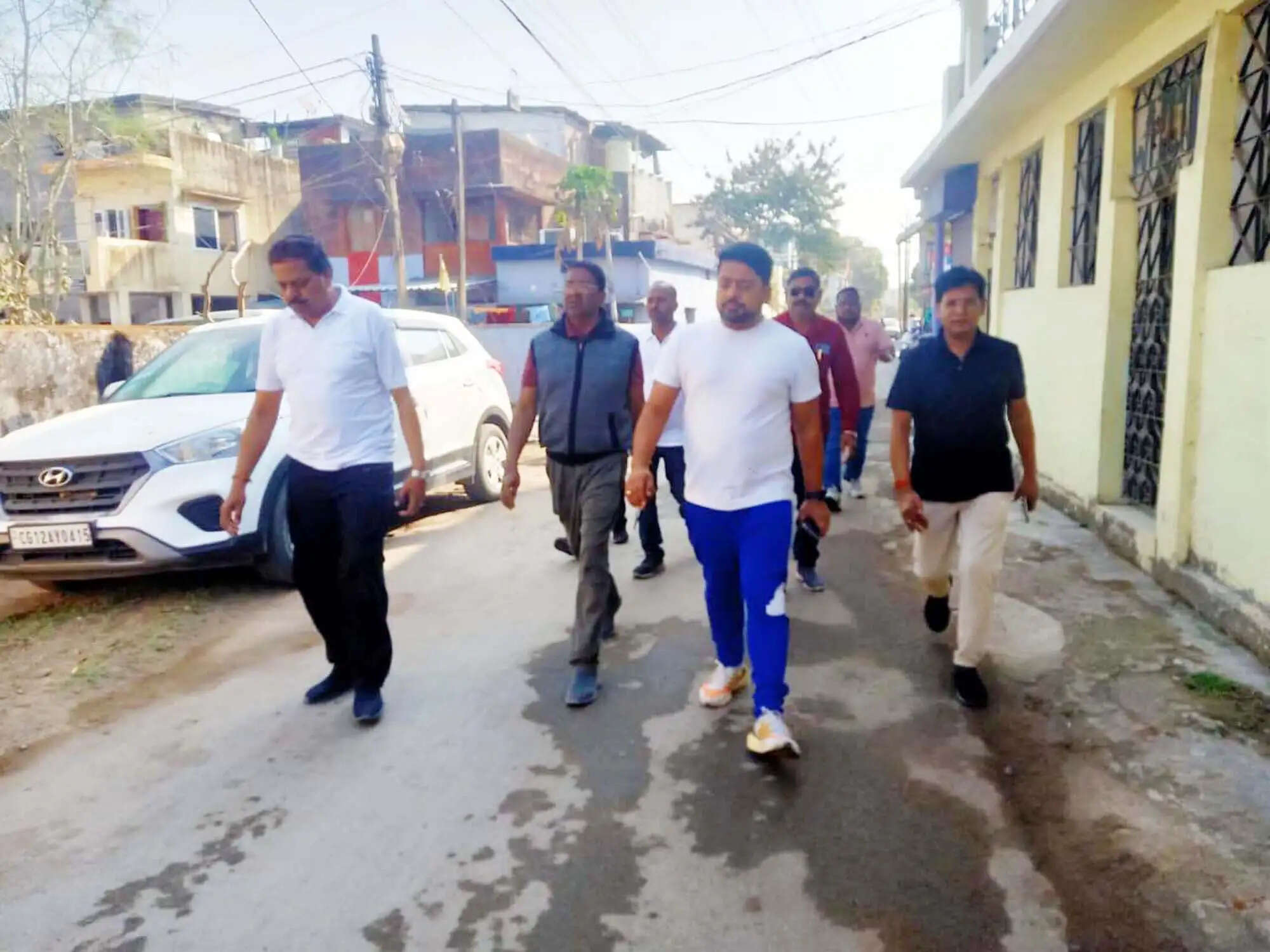 कोरबा में स्वच्छता महाअभियान का तीसरा दिन, आयुक्त ने पैदल भ्रमण कर लिया जायजा