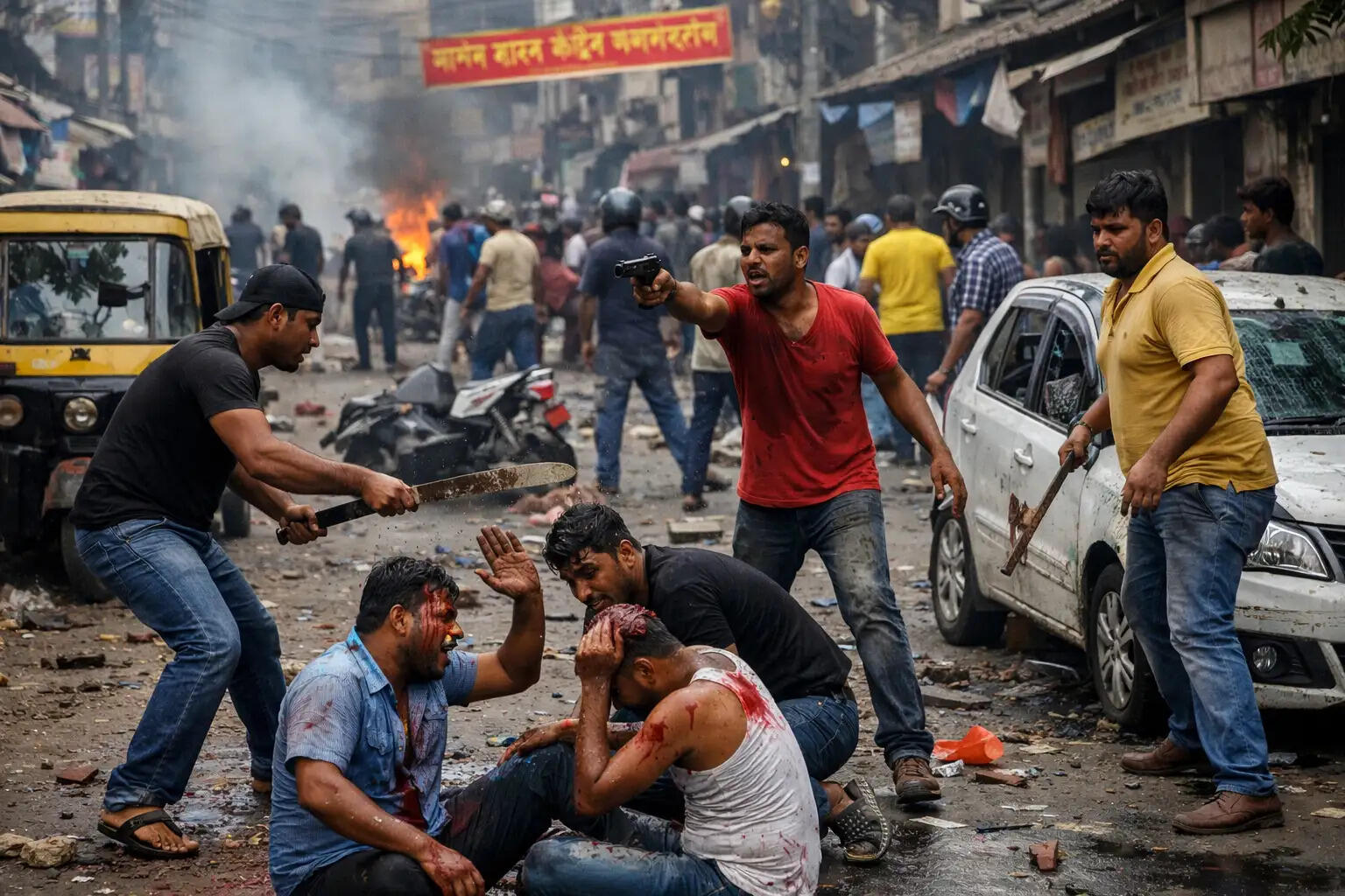 पूर्व जादवपुर के यमुनानगर में विवाद के बाद हिंसा