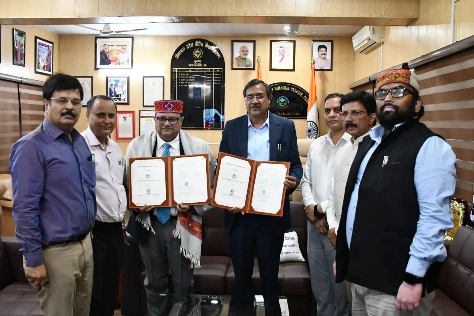 ग्लोबल रैंकिंग सुधारने को एचपीसीयू और एमजीसीयू में समझौता