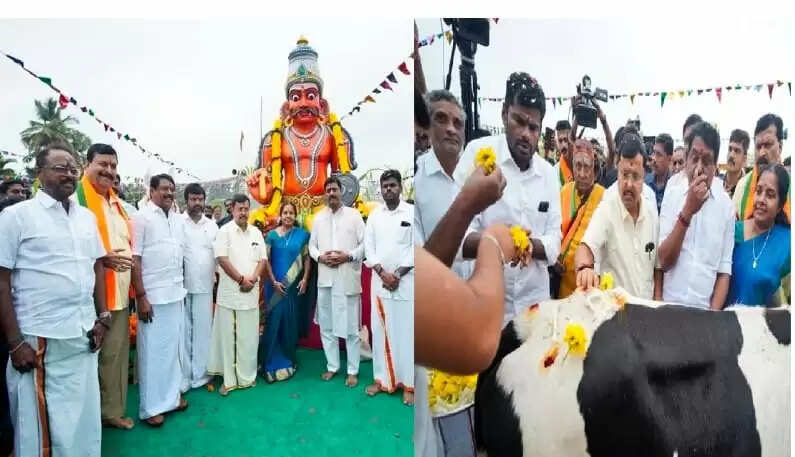 कोयंबटूर दौरे पर नितिन नबीन ने किए प्रमुख मंदिरों के दर्शन, पोंगल उत्सव में लिया हिस्सा