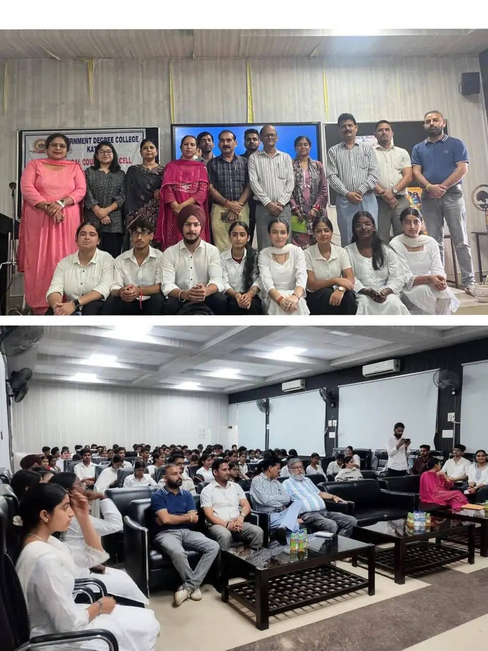 जीडीसी कठुआ में नए विद्यार्थियों को अकादमिक व्यवस्था और सुविधाओं की दी जानकारी