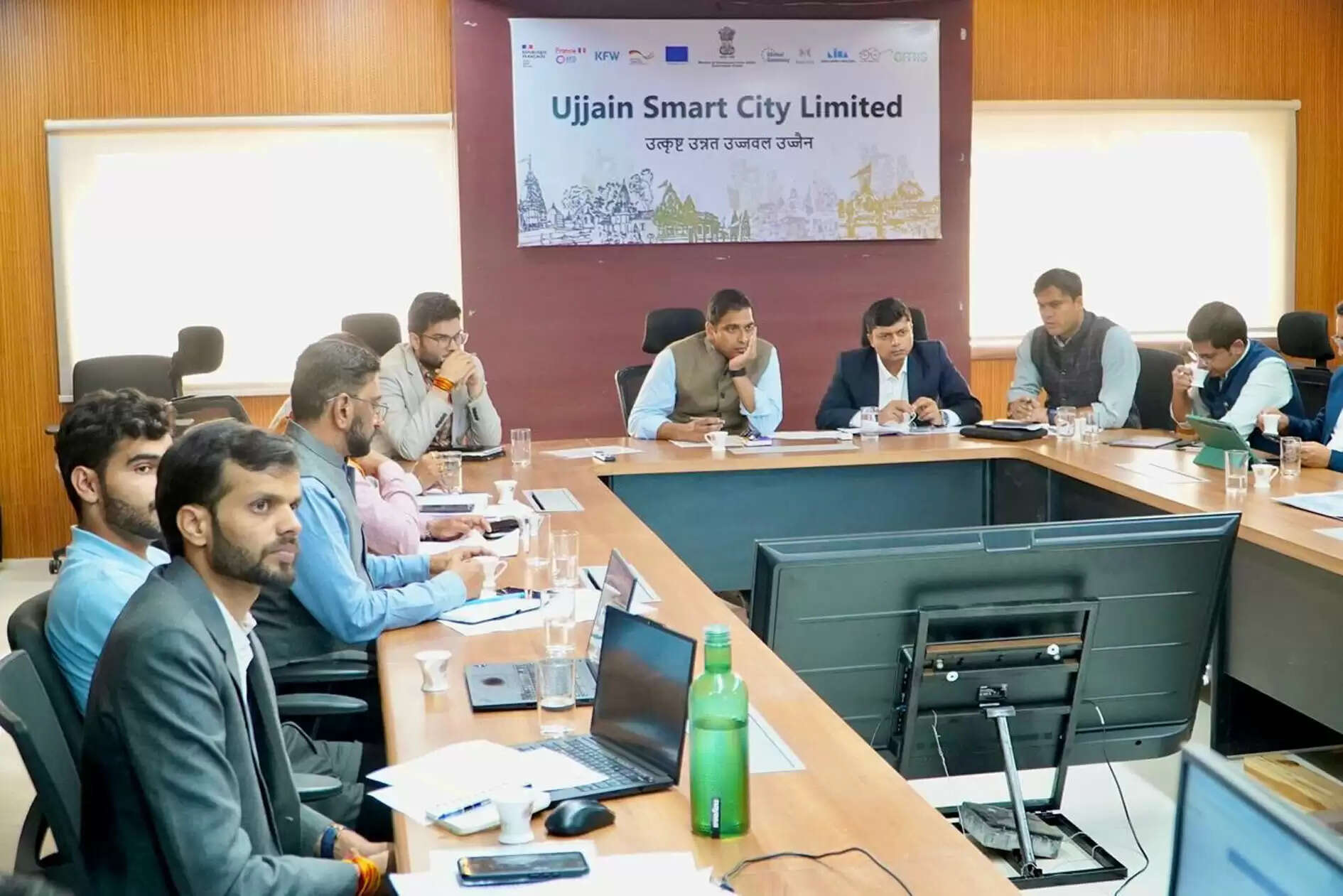 उज्जैनः मेलाधिकारी ने की सिंहस्थ निर्माण कार्यों की समीक्षा