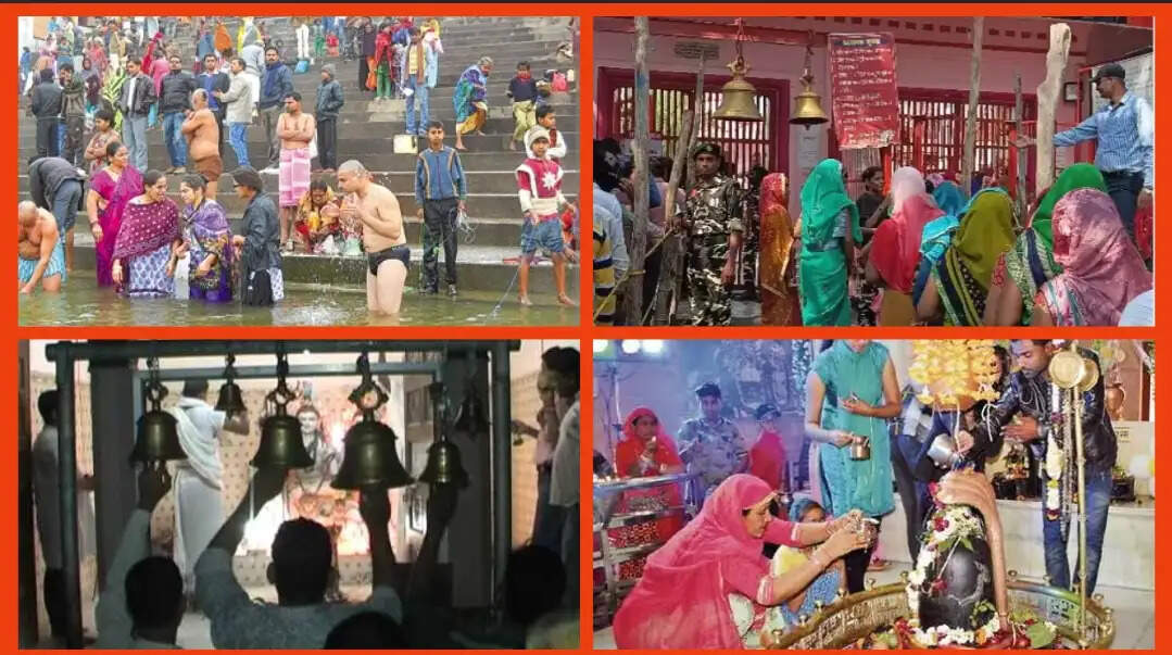 फतेहपुर: सावन के पहले सोमवार को सिद्धपीठ ताम्बेश्वर बाबा के दर्शन के लिए भक्तों में दिखा उत्साह
