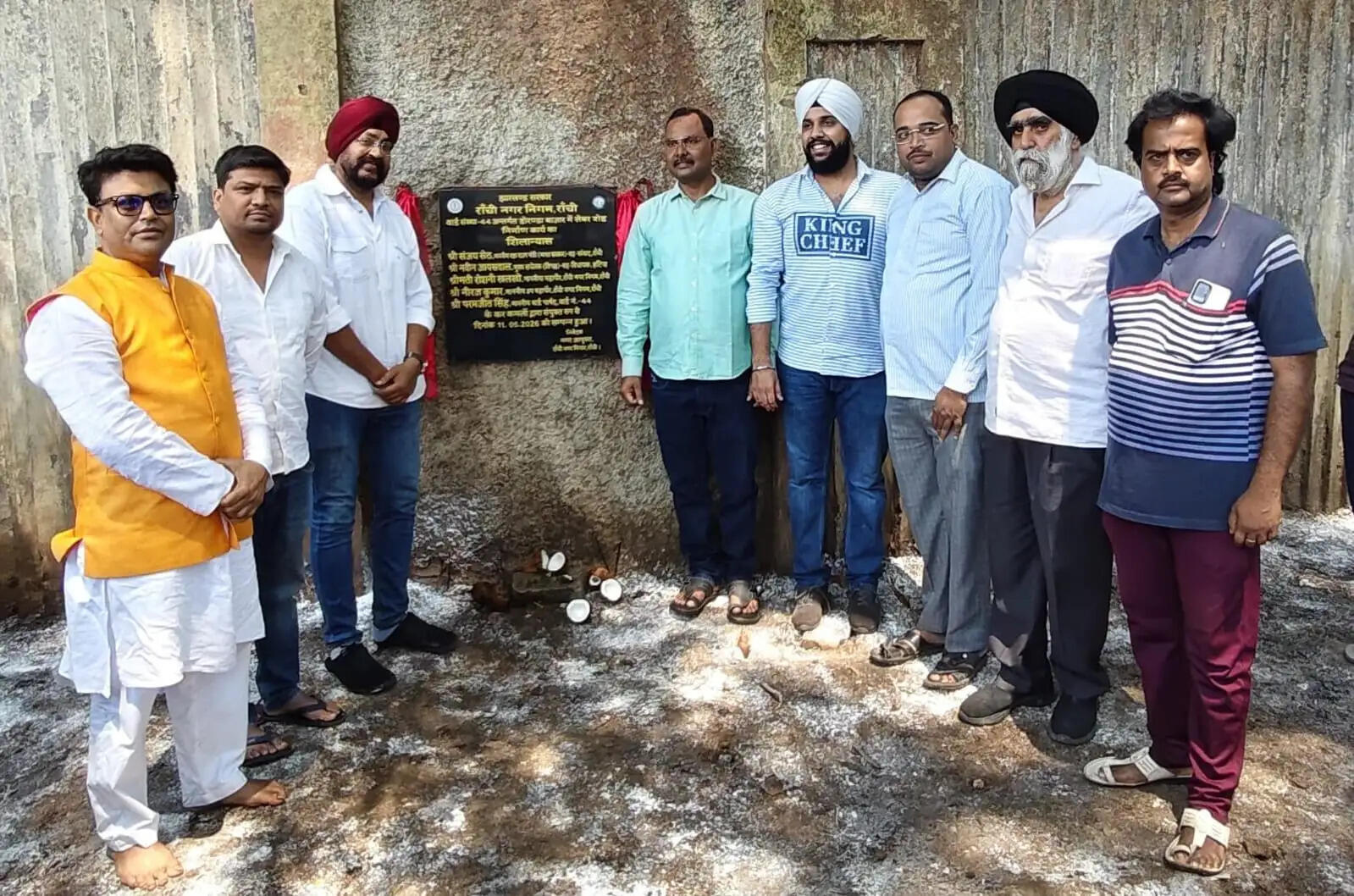 उपमहापौर ने किया शेड निर्माण कार्य का शिलान्यास