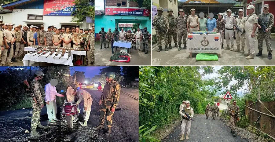 मणिपुर में तीन अलग-अलग अभियानों में ब्राउन शुगर जब्त, हथियारों का बड़ा जखीरा बरामद