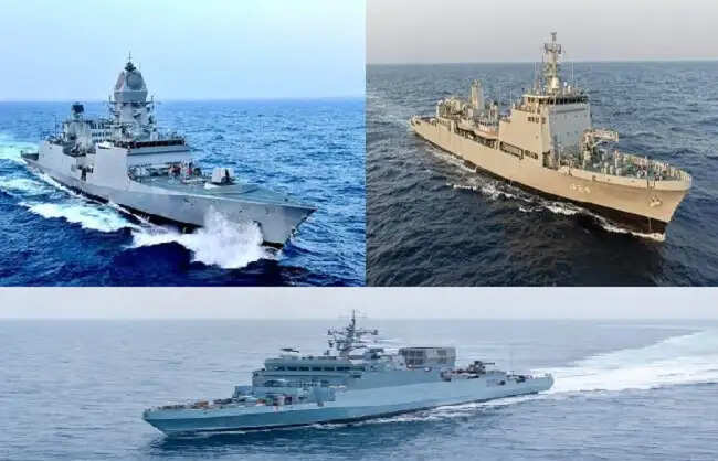 सेल ने नौसेना के तीन युद्धपोत बनाने के लिए 5,700 टन विशेष इस्पात की आपूर्ति की