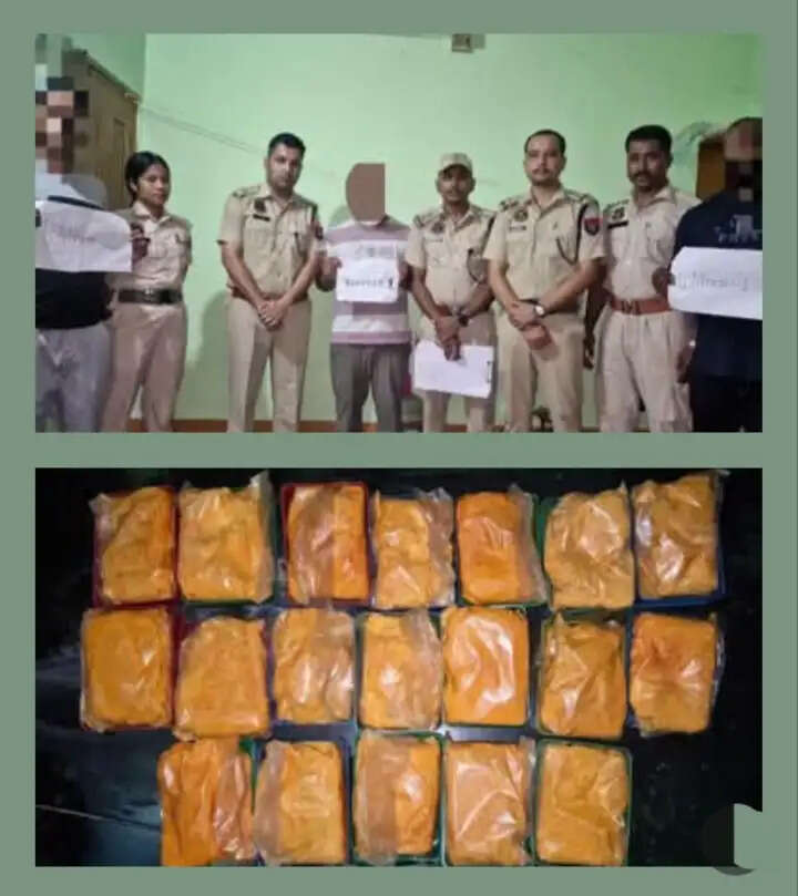 गुवाहाटी में 262 ग्राम संदिग्ध हेरोइन के साथ तस्कर गिरफ्तार