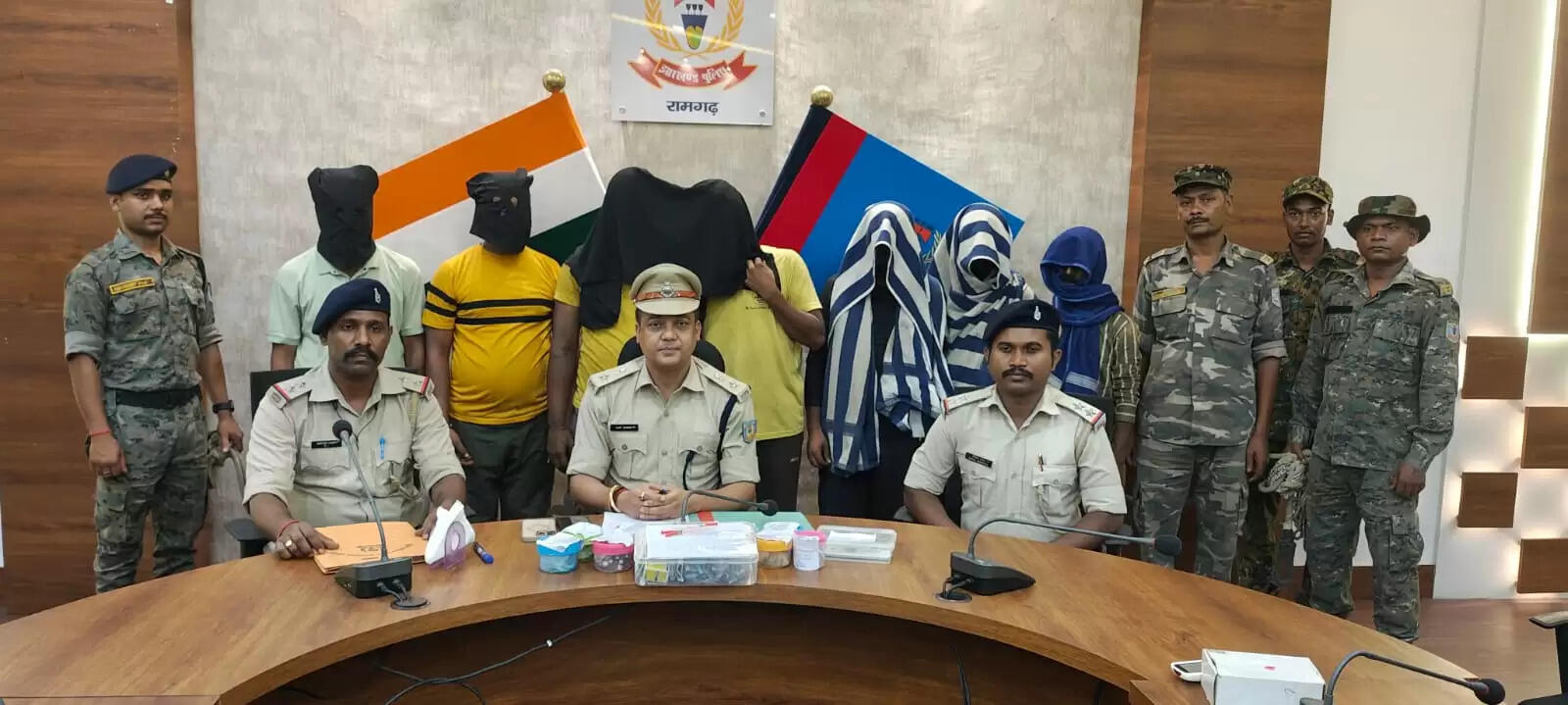 प्रतिबंधित नशीला इंजेक्शन, दवाईयां बेचने वाले गिरोह का भंडाफोड़, सात गिरफ्तार