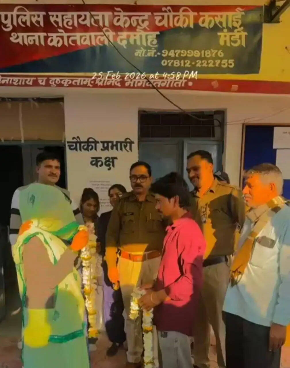 दमोहः पुलिस की पहल से टूटा परिवार फिर हुआ एक