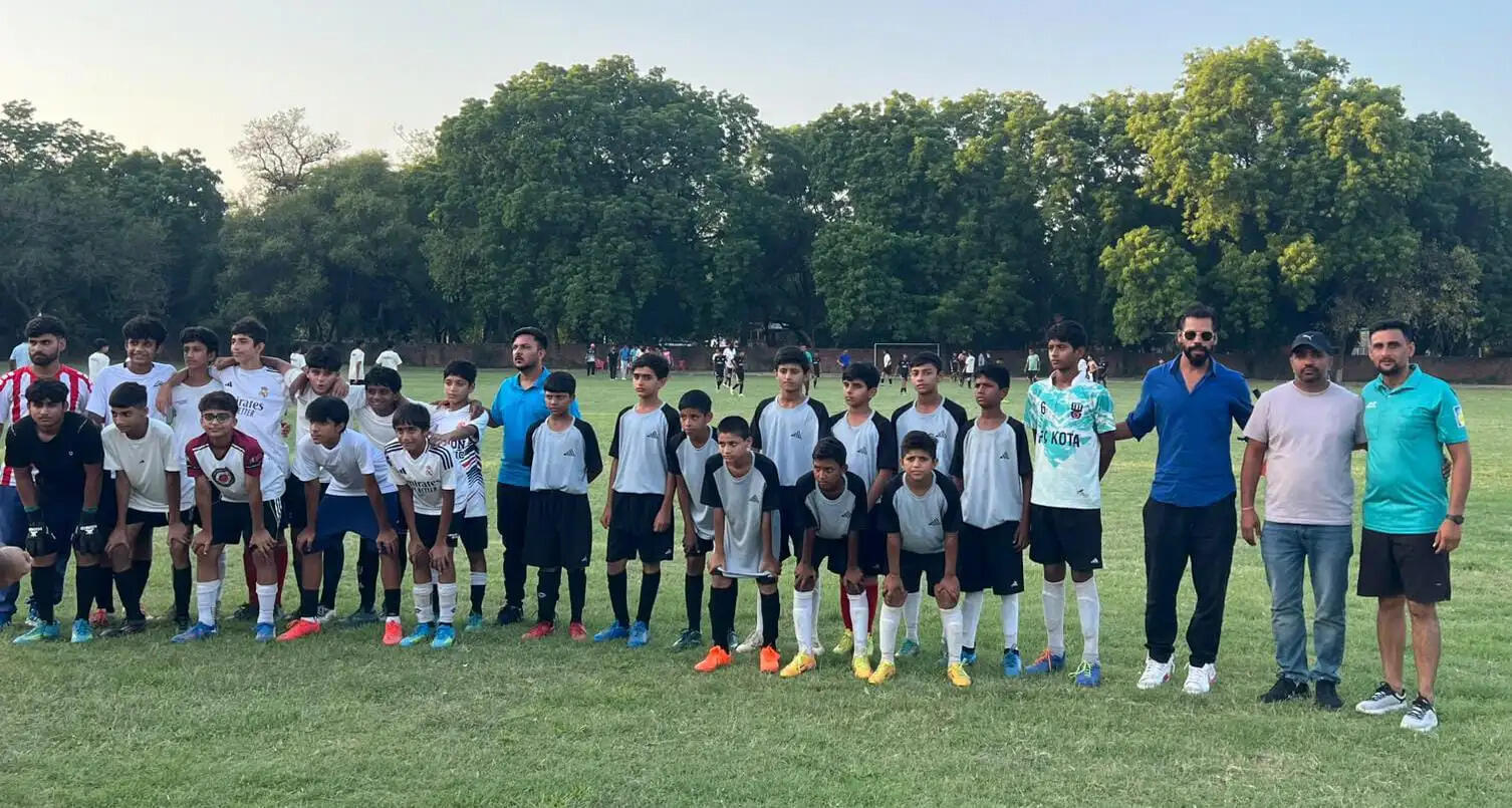 अंडर-14 फुटबॉल में नूंह ने रचा इतिहास, पहली बार राज्य स्तरीय प्रतियोगिता के सेमीफाइनल में पहुंची टीम