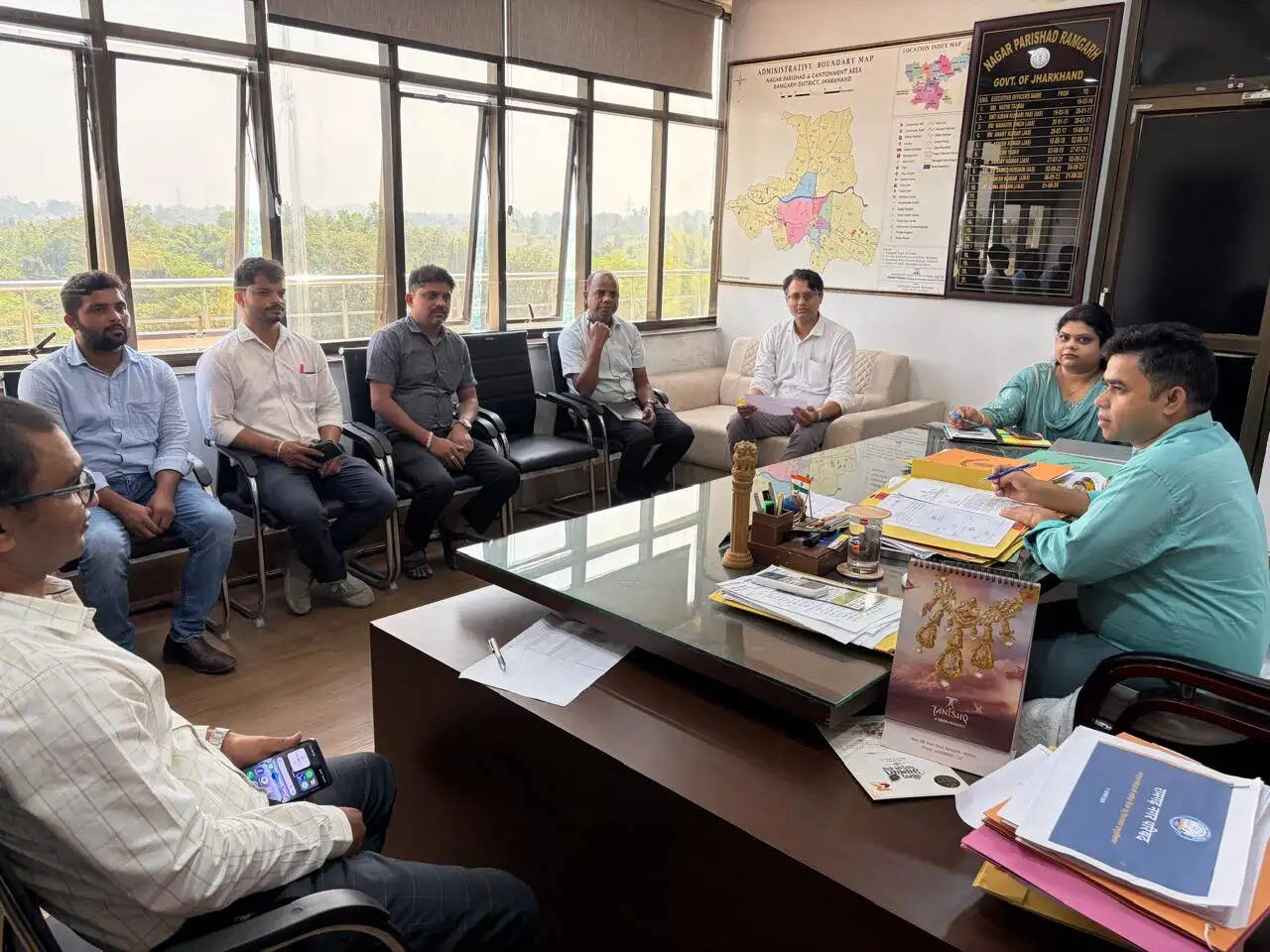 नगर परिषद राजस्व संग्रहण में लाएगा तेजी, कार्यपालक पदाधिकारी ने की समीक्षा