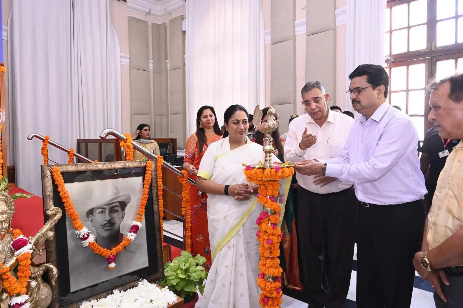 (अपडेट) शहीद भगत सिंह कॉलेज की डायमंड जुबली वर्ष समारोह का हुआ शुभारंभ