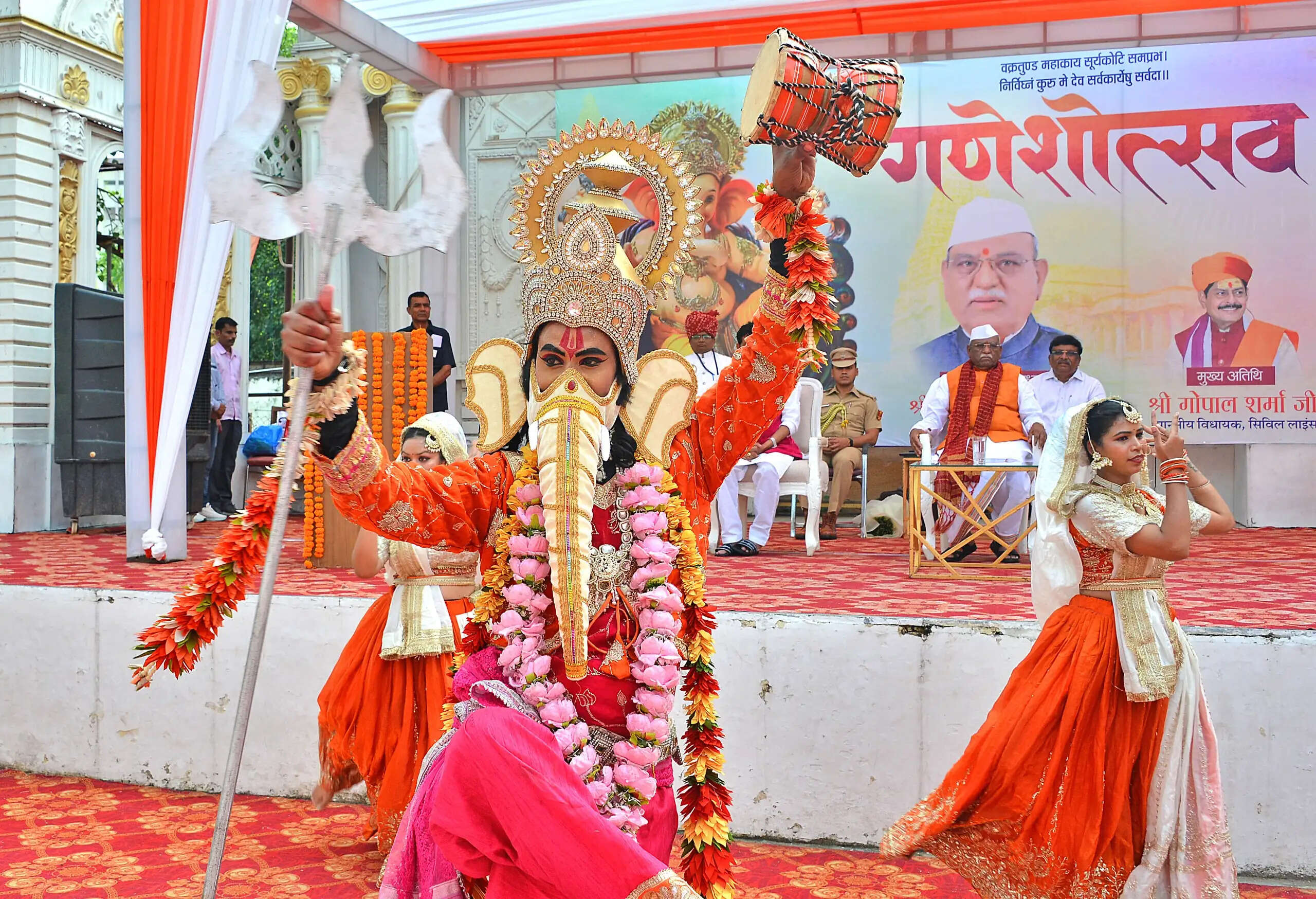 राज्यपाल बागडे ने गणेशोत्सव समारोह में भाग लिया