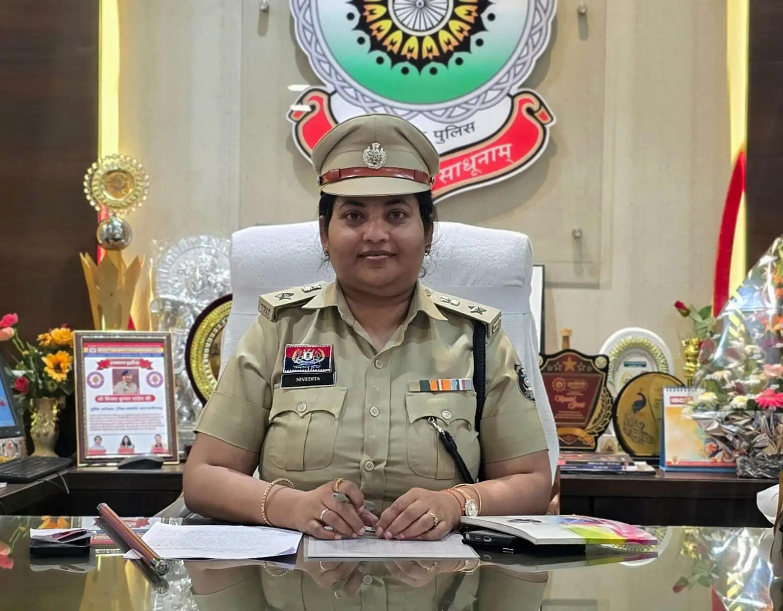 निवेदिता पाल ने जांजगीर-चांपा जिले के प्रभारी पुलिस अधीक्षक का संभाला पदभार