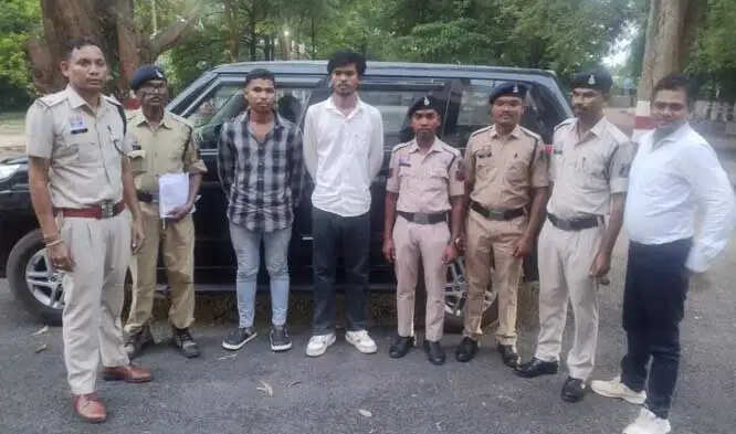 साइबर ठगी के लिए बैंक खाते किराये पर उपलब्ध कराने वाले दो आराेपित गिरफ्तार
