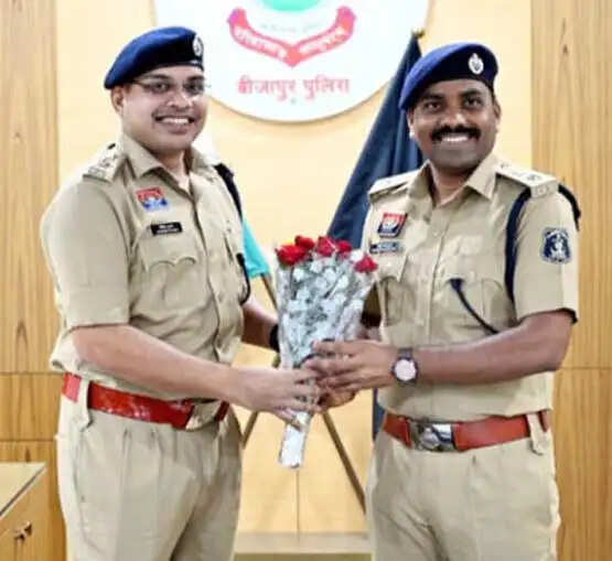 बीजापुर के नए एसपी उमेश प्रसाद गुप्ता ने संभाला कार्यभार
