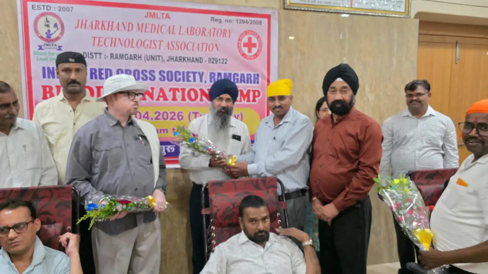 जेएमएलटीए के रक्तदान शिविर में&nbsp;52 यूनिट रक्त संग्रह