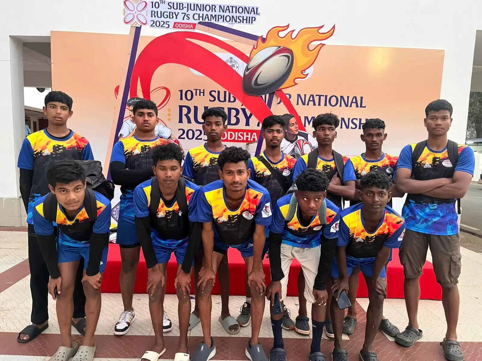झारखंड सब जूनियर रग्बी टीम चैंपियनशिप में भाग लेने के लिए रवाना