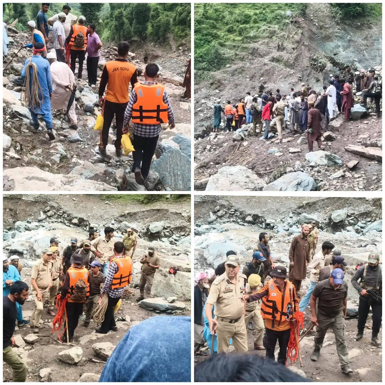 एसडीआरएफ ने खराब मौसम के बीच बचाव अभियान चलाया और जन सुरक्षा जागरूकता अभियान को किया तेज़