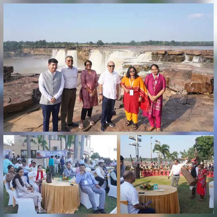 सहकारी सम्मेलन के बाद बस्तर के नैसर्गिक सौंदर्य से अभिभूत हुए अधिकारी