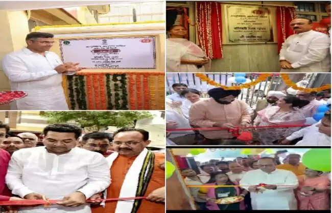 दिल्ली सरकार के मंत्रियों ने 33 आयुष्मान आयोग्य मंदिर एवं 17 जगह जन औषधि केंद्र का किया उद्घाटन