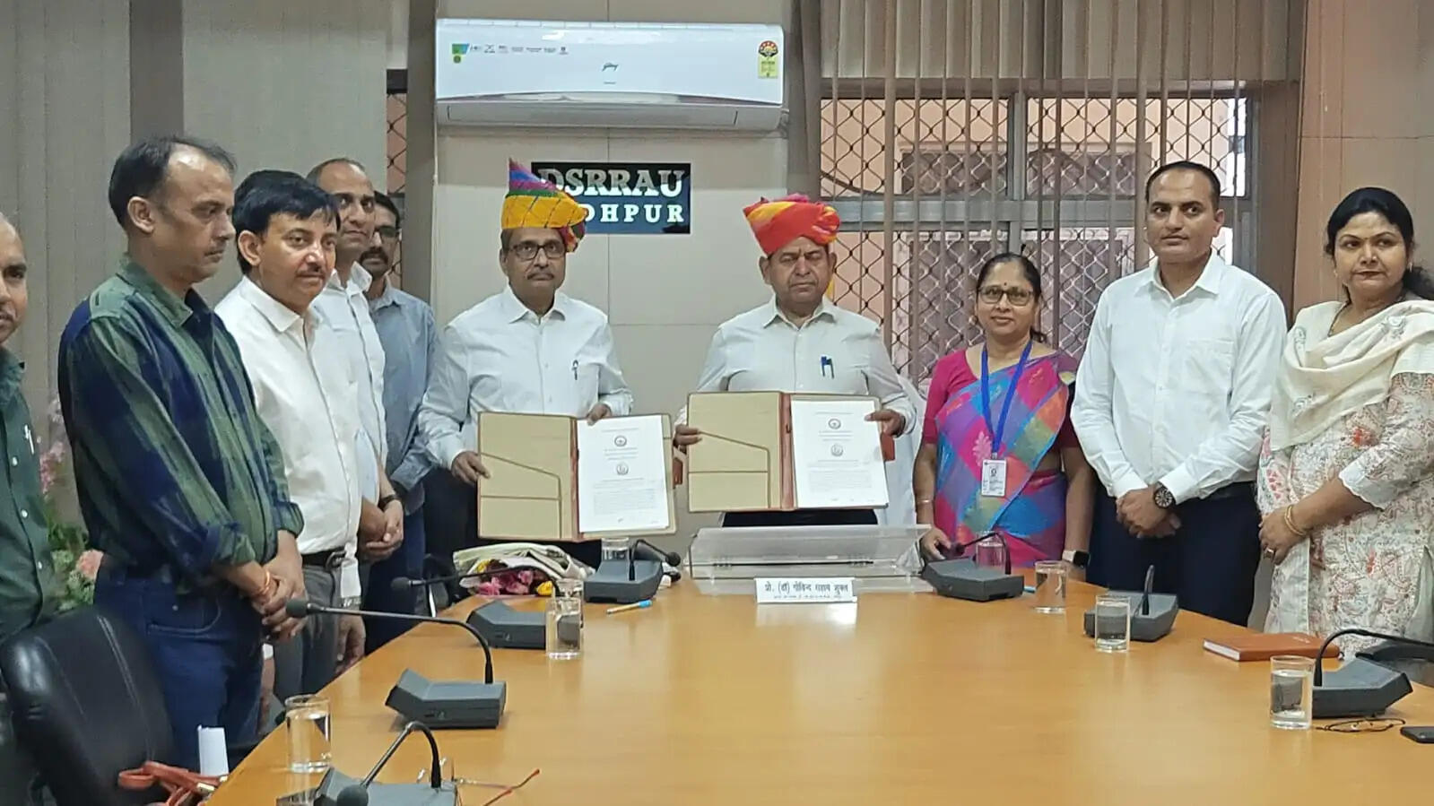 आयुर्वेद और तकनीकी शिक्षा का संगम : आयुर्वेद विश्वविद्यालय एवं बीकानेर टेक्निकल यूनिवर्सिटी के बीच एमओयू