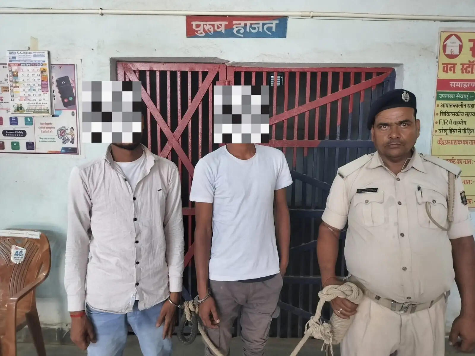 स्मैक अड्डे से दो युवक गिरफ्तार, बॉन्ड भरवाकर छोड़ा गया