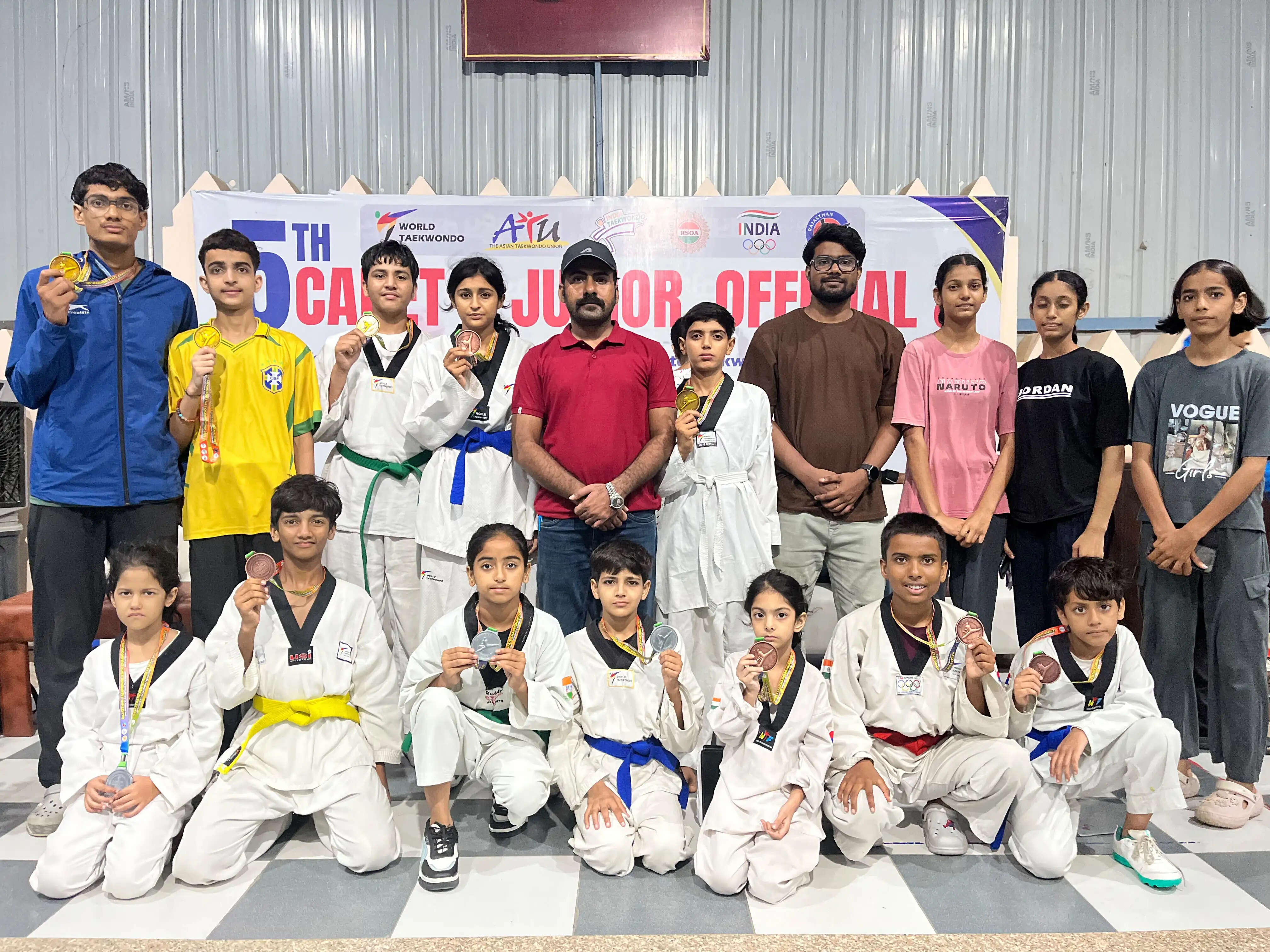 ताईक्वांडो स्टेट चैम्पियनशिप जयपुर में सम्पन्न : बीकानेर ने 07 गोल्ड, 04 सिल्वर 05 ब्रोंज सहित जीते 16 मेडल