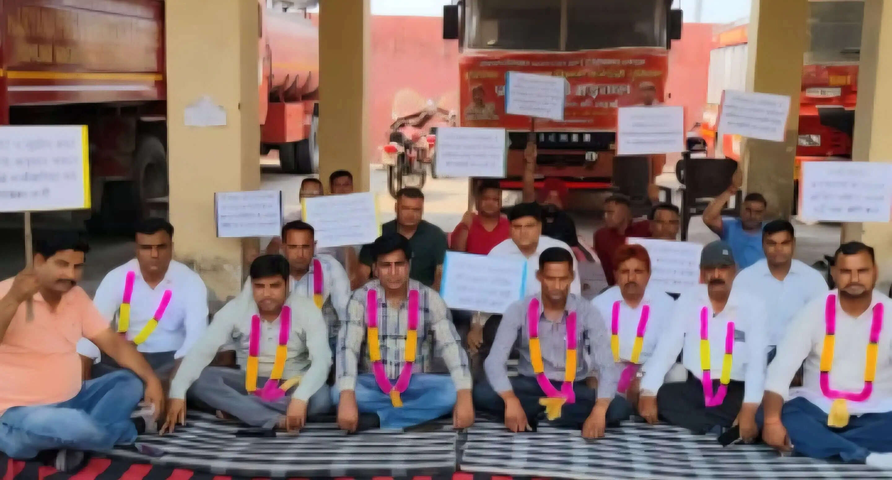 यमुनानगर:दमकल कर्मियों की हड़ताल से गहराया संकट