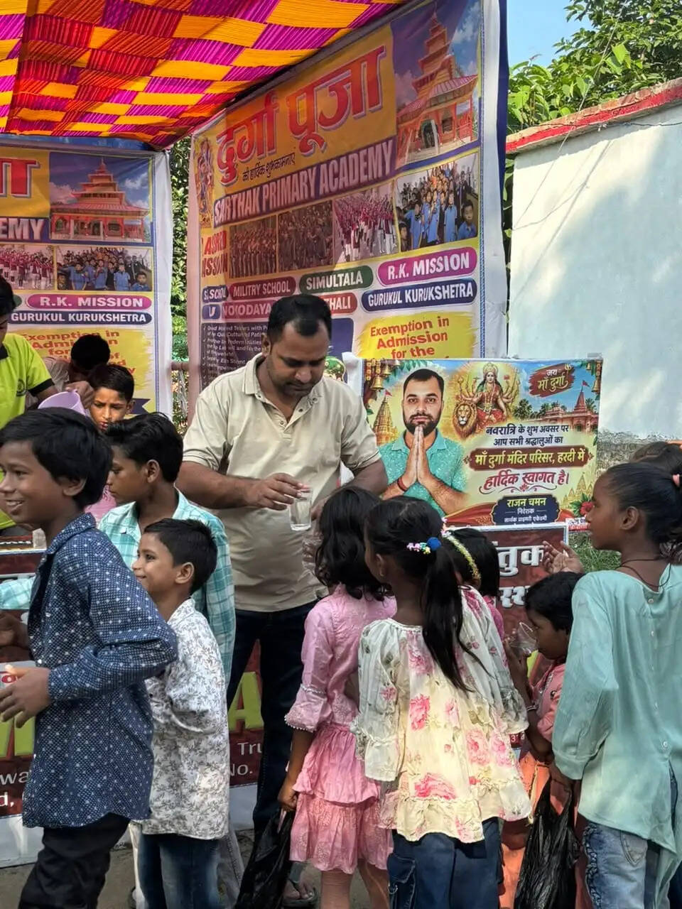 मां का आशीर्वाद ही जीवन की सबसे बड़ी शक्ति : राजन चमन, मां दुर्गा के दरबार में तीसरे वर्ष भी सेवा का संकल्प
