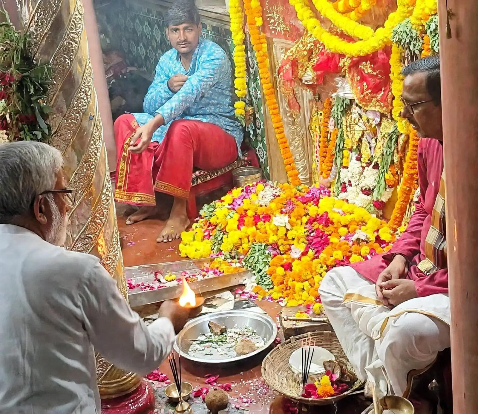 पंचमी पर मां कल्याणी ने स्कंदमाता स्वरूप में दिए दर्शन, जयकारों से गूंजा मंदिर परिसर