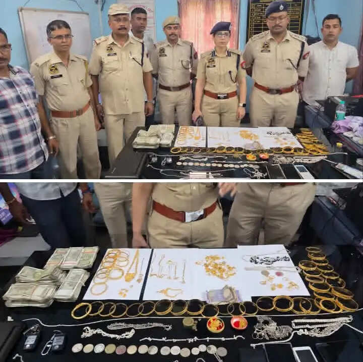 बजाली पुलिस की बड़ी सफलता, 5.56 लाख नकद और करोड़ों के सोने-चांदी के आभूषण बरामद