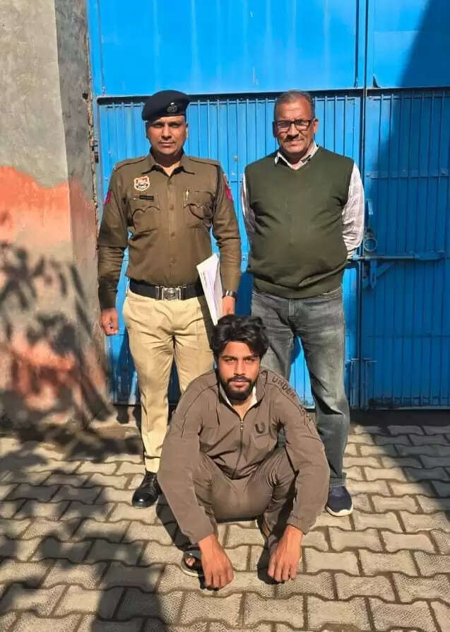 पानीपत में अवैध देसी पिस्तौल  बेचने जा रहे युवक को पुलिस ने किया गिरफ्तार