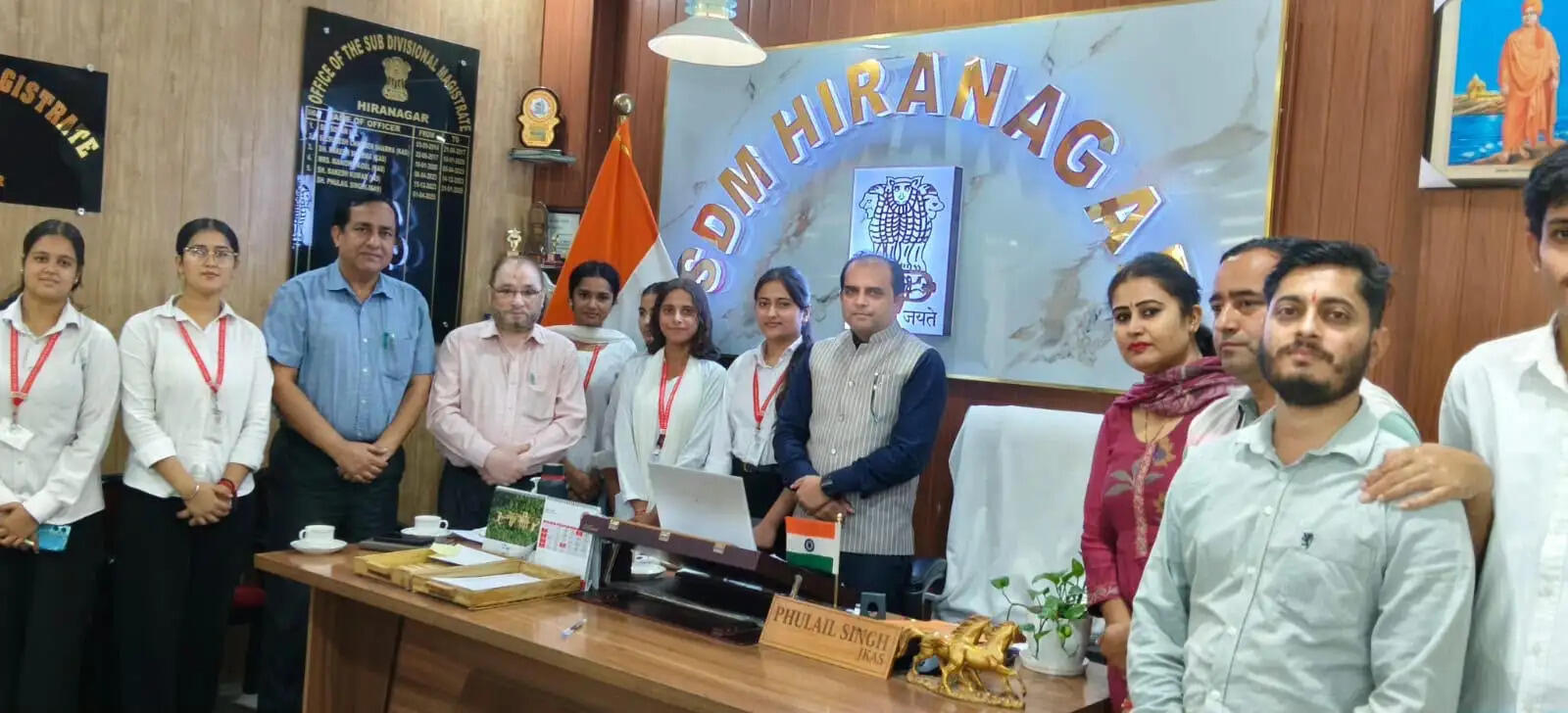 टीबी मुक्त भारत अभियान-हीरानगर में अधिकारियों एनसीसी कैडेटों और स्वयंसेवकों को किया जागरूक
